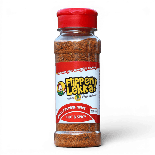 Hot & Spicy Multi - Purpose Spice - Flippen Lekka Holdings (Pty) Ltd
